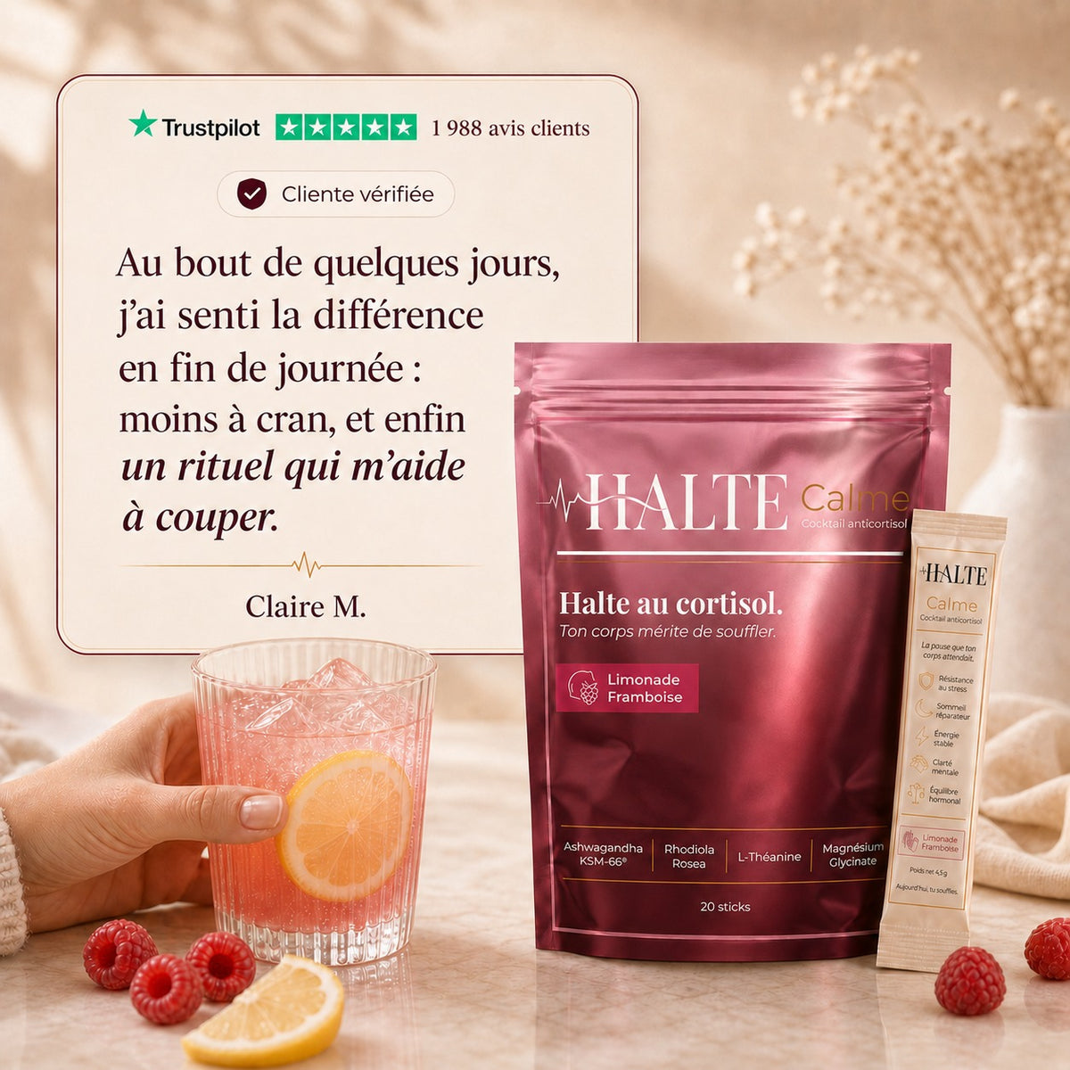 HALTE Calme - Cocktail anticortisol
