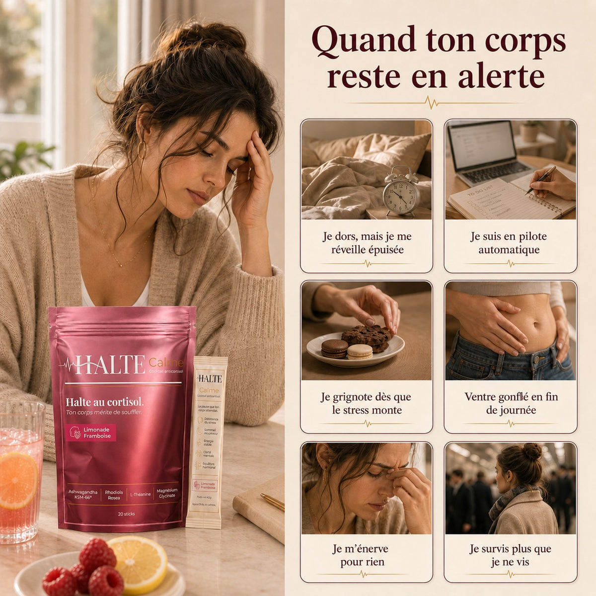 HALTE Calme - Cocktail anticortisol