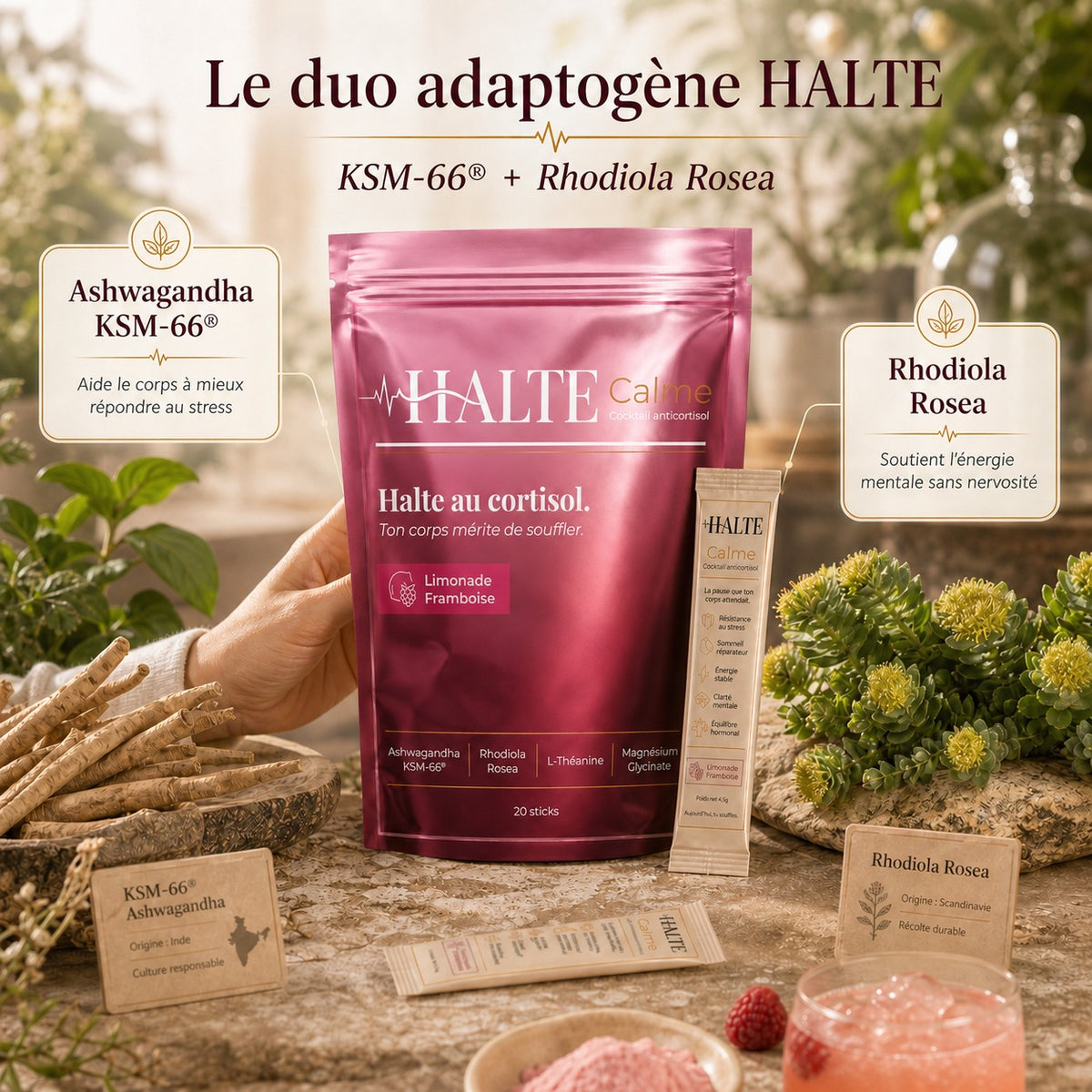 HALTE Calme - Cocktail anticortisol
