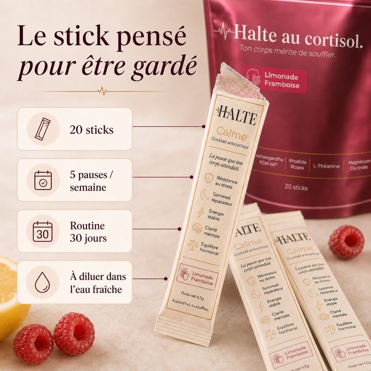 HALTE Calme - Cocktail anticortisol