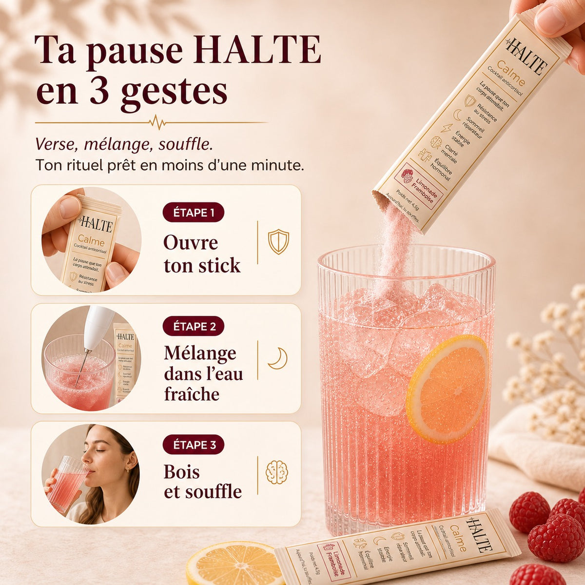 HALTE Calme - Cocktail anticortisol