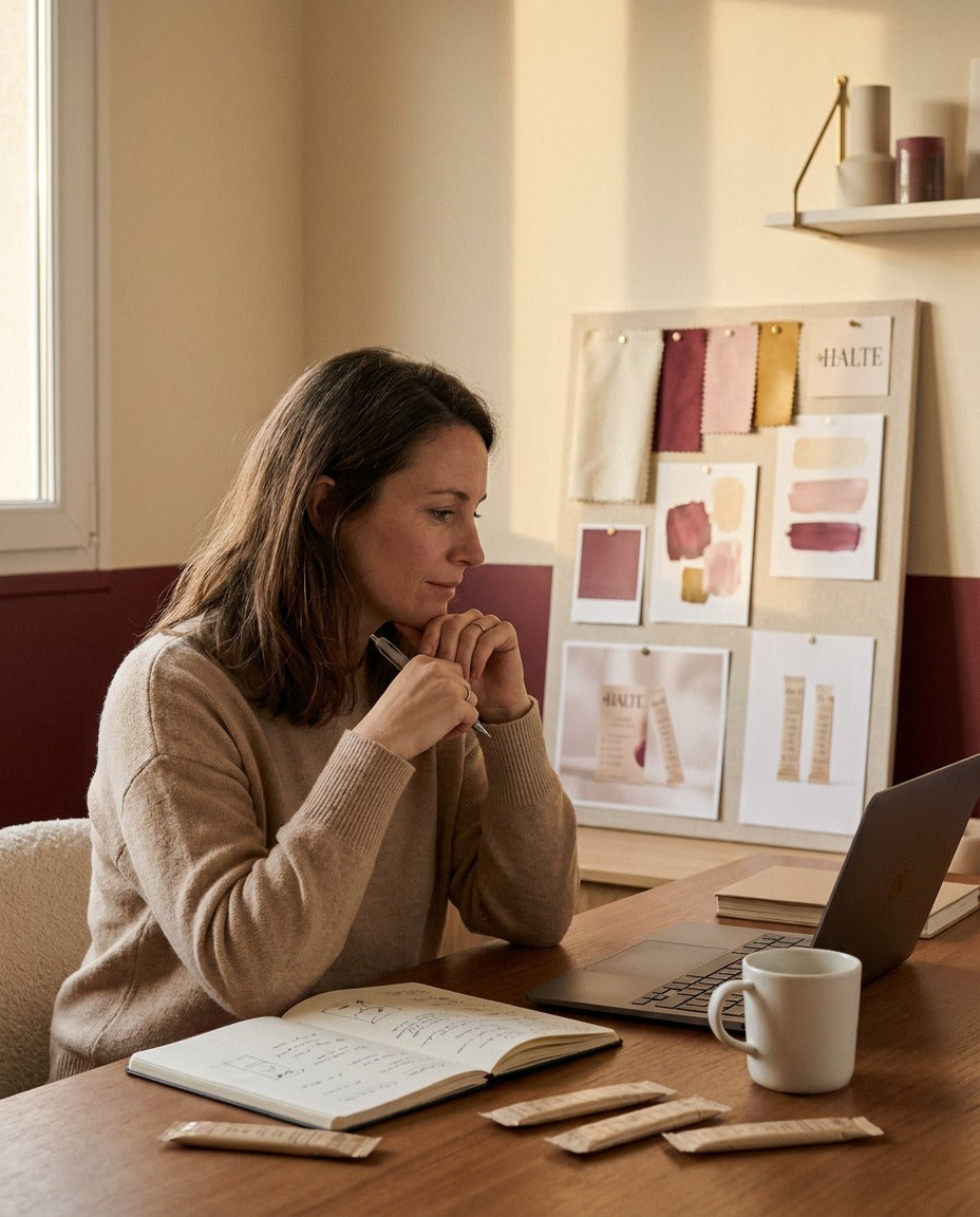 Naissance de l’idée HALTE dans un bureau créatif