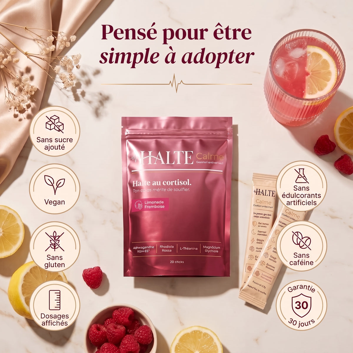 HALTE Calme - Cocktail anticortisol